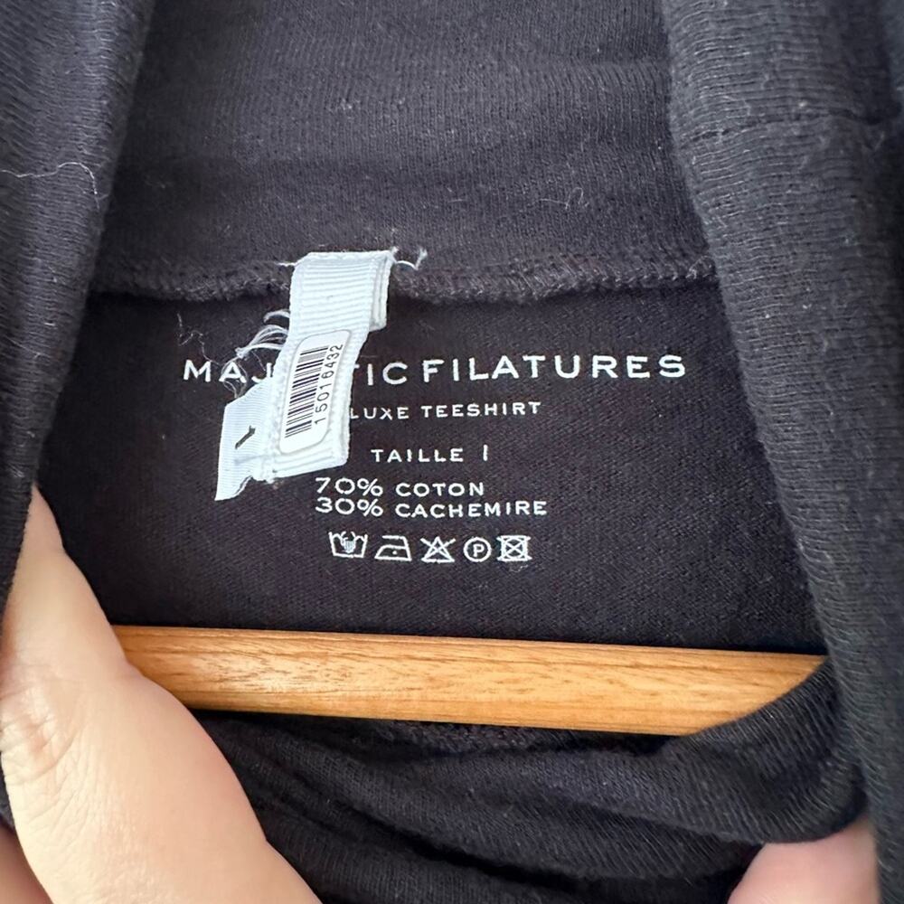 Majestic Filatures Cashmere Cotton Turtleneck - Picture 3 of 5